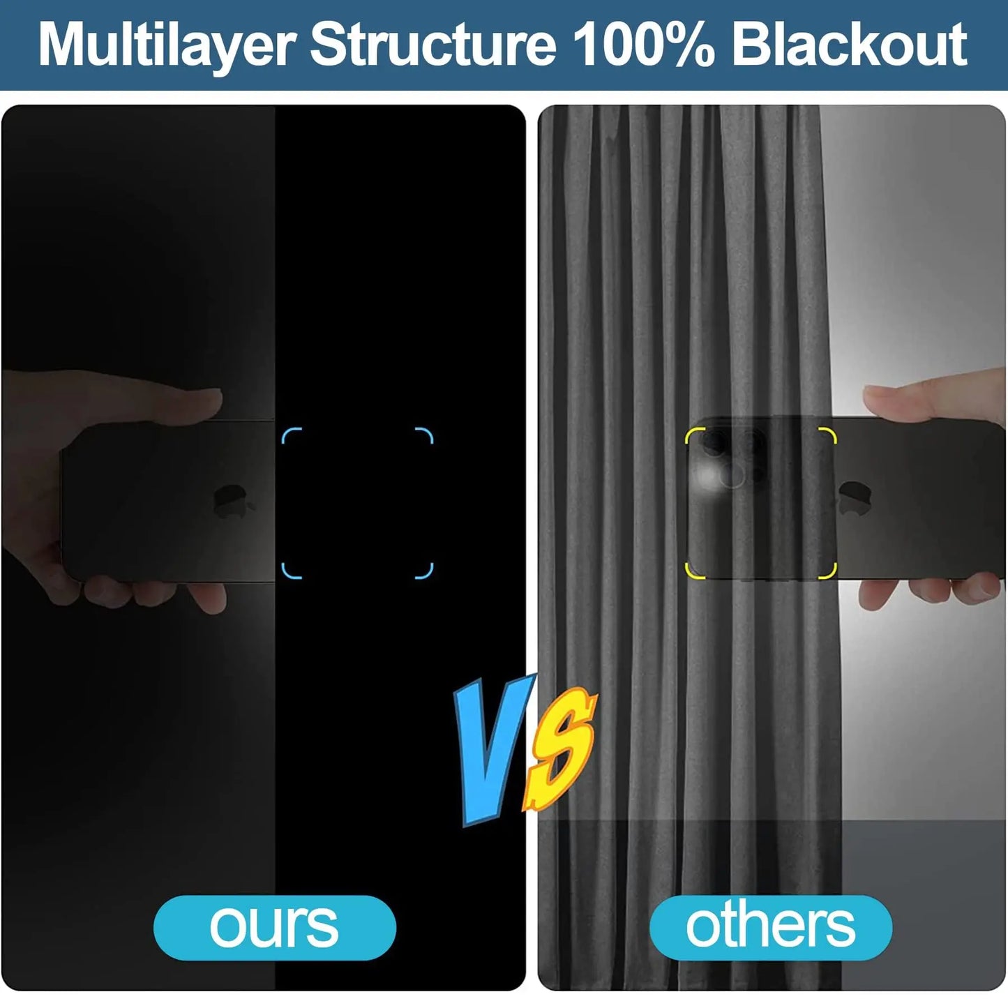 100 Blackout Darkest House Blackout Window Privacy Film Tint Anti Look Cover Glass Window Cloth Car Stickers Light Block Sticker