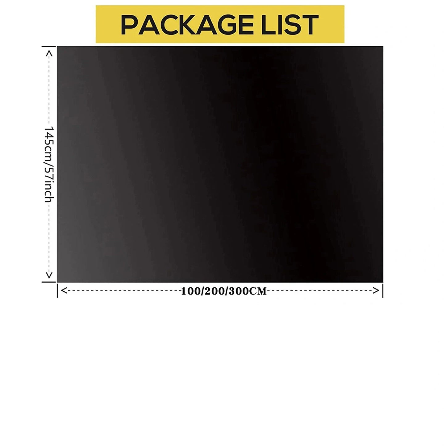 100 Blackout Darkest House Blackout Window Privacy Film Tint Anti Look Cover Glass Window Cloth Car Stickers Light Block Sticker